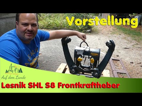 Lesnik SHL S8  💪 Fronthydraulik 👉 Frontkraftheber 👉 Vorstellung 💪S&T Forstservice