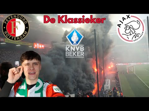 The WILDEST Stadium Atmosphere in WORLD Football -- In De Kuip for KNVB Beker Feyenoord v Ajax