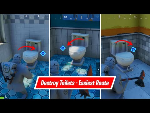 [Easiest Route] Destroy Toilets - Complete in 1 minute | Deadpool Challenge