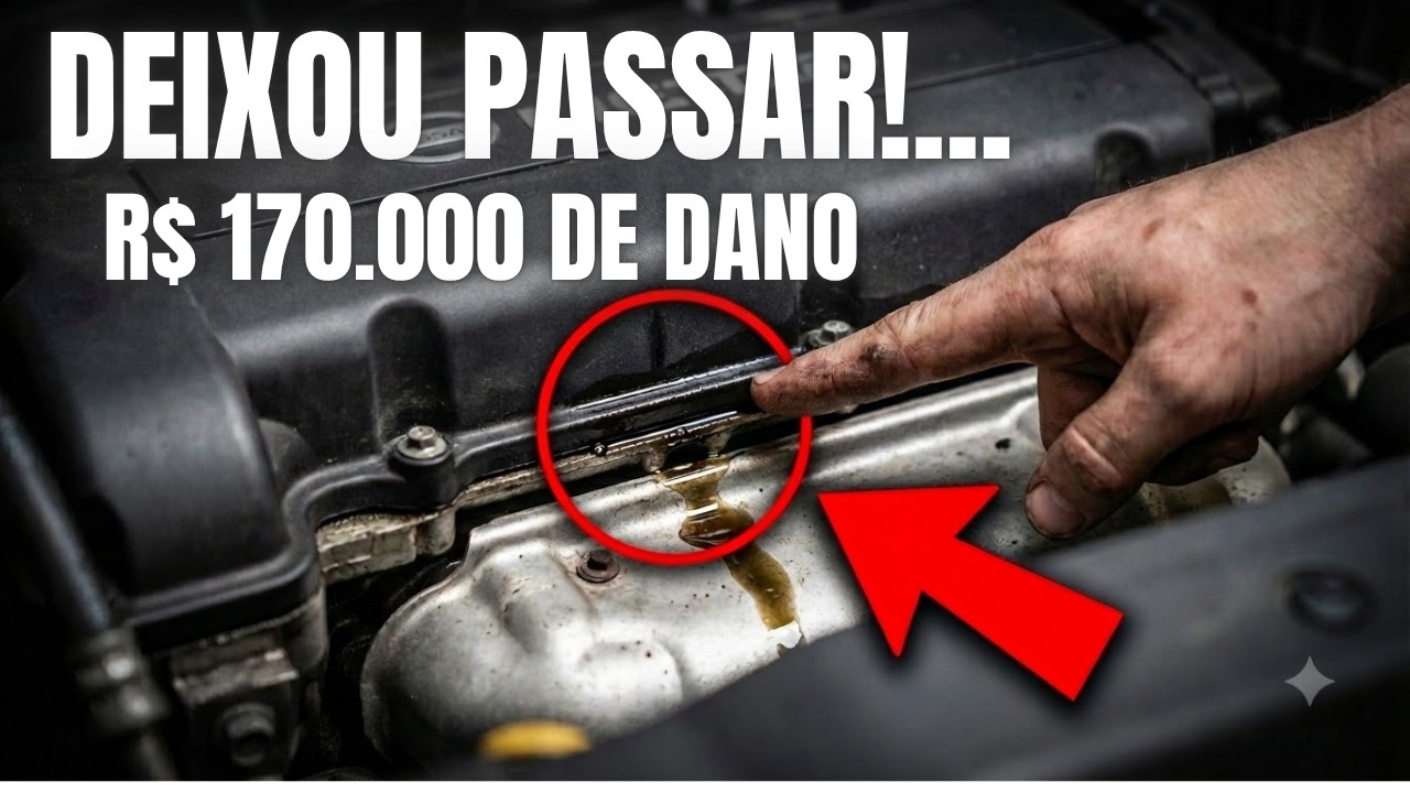 Este Vazamento de R$ 50 Virou um Prejuízo de R$ 150 000 no Motor
