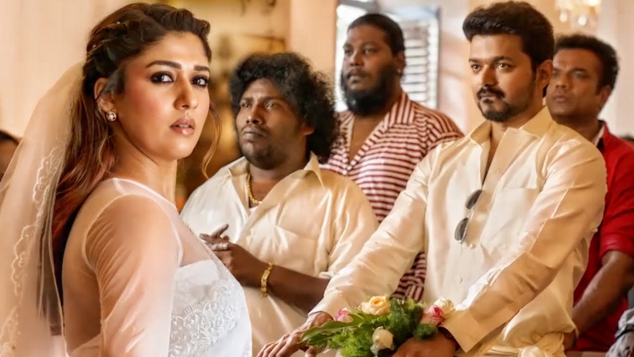 #Bigil Hindi Dubbed Movie Best Comedy Scene | विजय नयनतारा की शादी में आता है