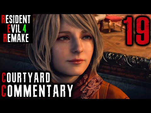 Leon's Pep Talk: Resident Evil 4 Remake Walkthrough Part 19 - Courtyard With Ashley