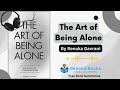The Art of Being Alone |  The Art of Being Alone by  Renuka Gavrani Book Summary | Beyond Books