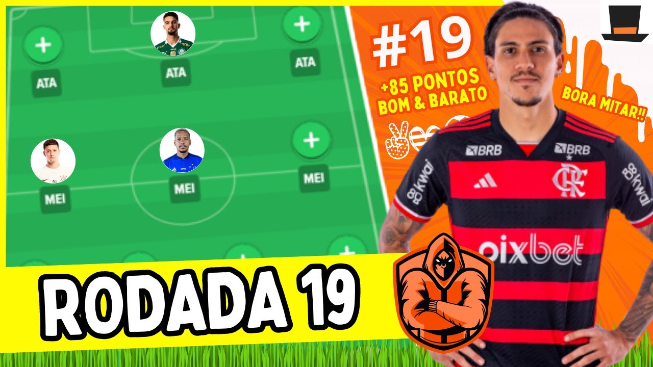 RODADA #19 - CARTOLA FC 2024 | 1.323 PONTOS ESTAMOS MITANDO