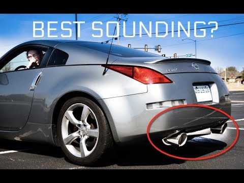 SPEC-D Nissan 350Z Cat-back LOUD (Before, After)