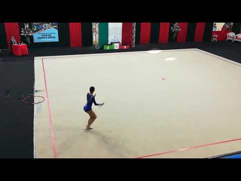 Carlotta Maino 2003 esercizio alle clavette campionato individuale Gold 2019 Nazionale