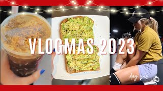 VLOGMAS 2023 day 6! my world is changing, chatty leg workout with me