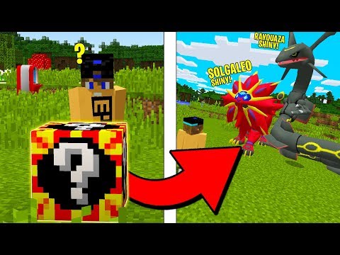 Minecraft ITA - i LUCKYBLOCK dei POKEMON SHINY LEGGENDARI