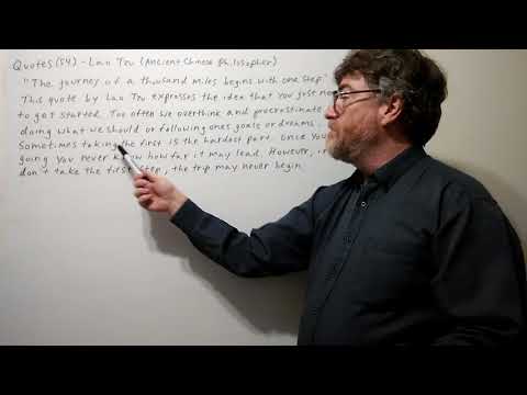 Tutor Nick P Quotes 54 - Lao Tzu - The Journey of a Thousand Miles Begins With One Step