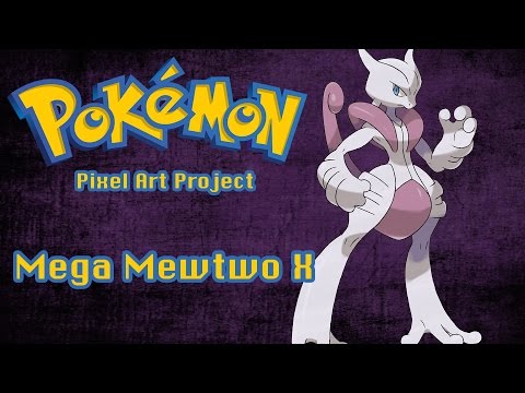 #13 Mega Mewtwo X Minecraft Time Lapse Build [1080p 60fps]