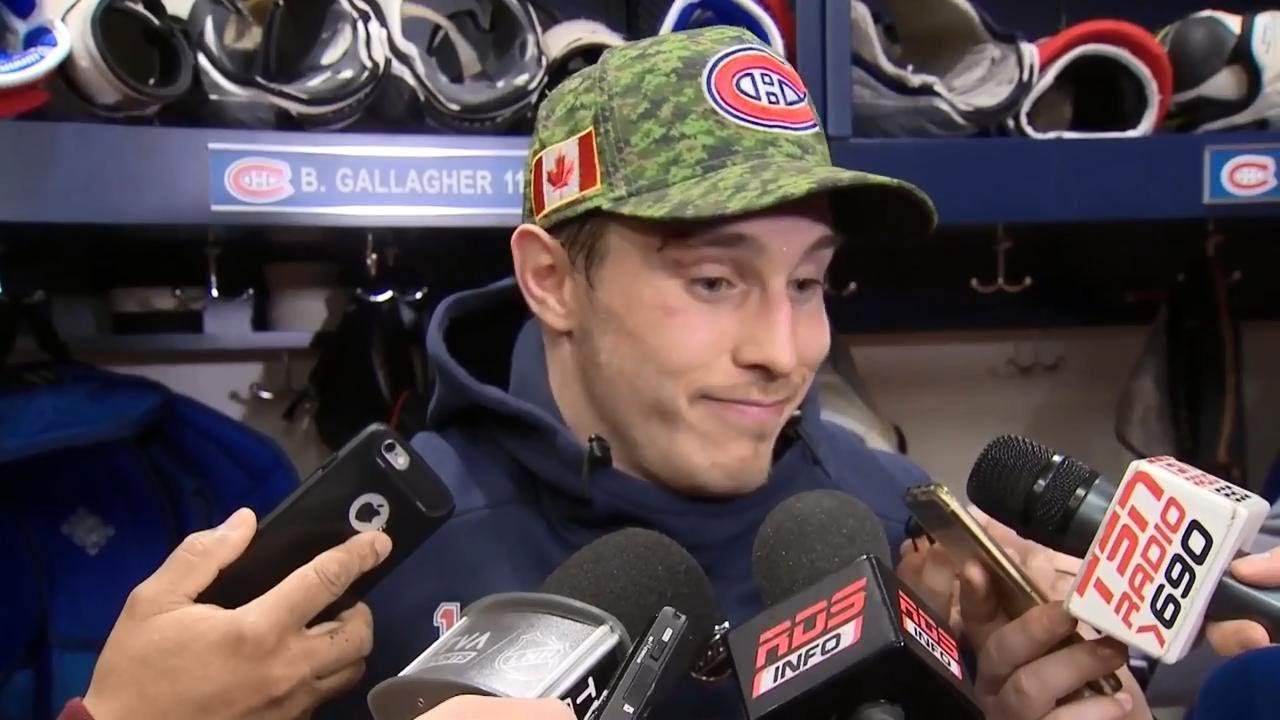 Vidéo: PK Subban RIT de la GUEULE de Brendan Gallagher devant tout le monde!!!! Gally en FURIE!!!!!