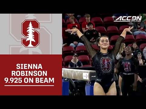 Stanford's Sienna Robinson Comes In 1st With A 9.925 On Beam | 2026 ACC Gymnastics
