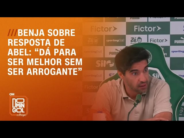 Benja critica resposta de Abel em coletiva: “Dá para ser melhor sem ser arrogante” | DOMINGOL