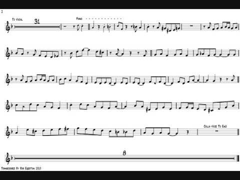 Chet Baker 'There Will Never Be Another You' Trumpet Solo Transcription