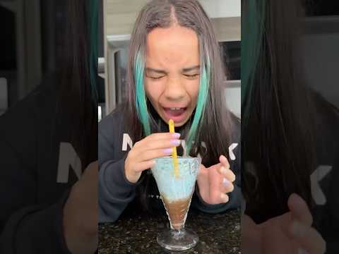 Ela só queria tomar um milkshake!