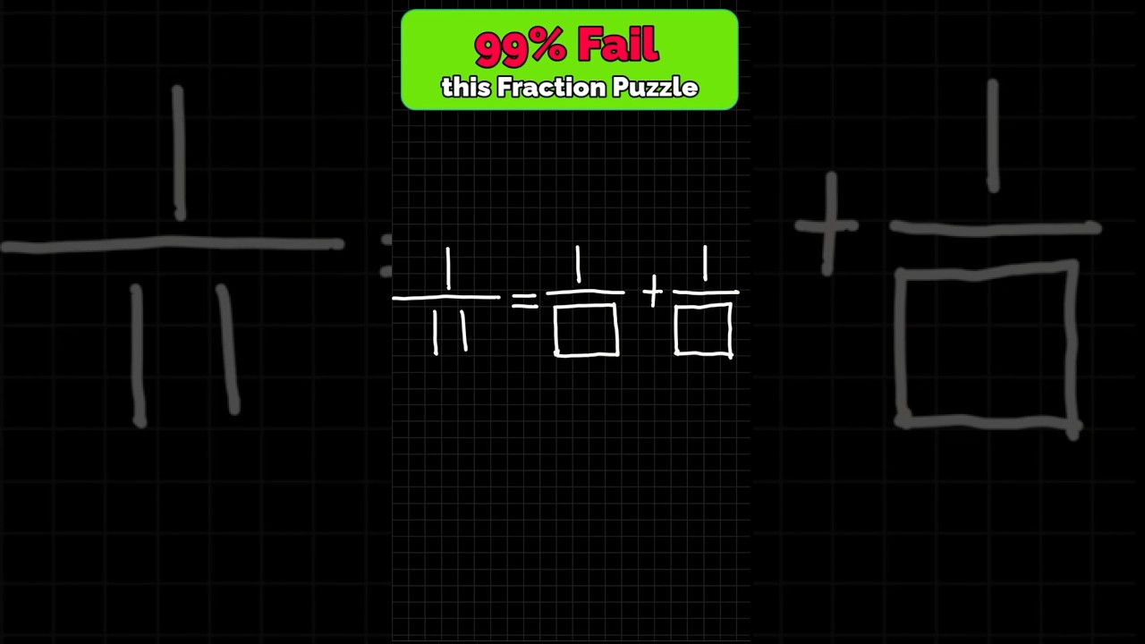 巧做分数谜题-Fraction puzzle