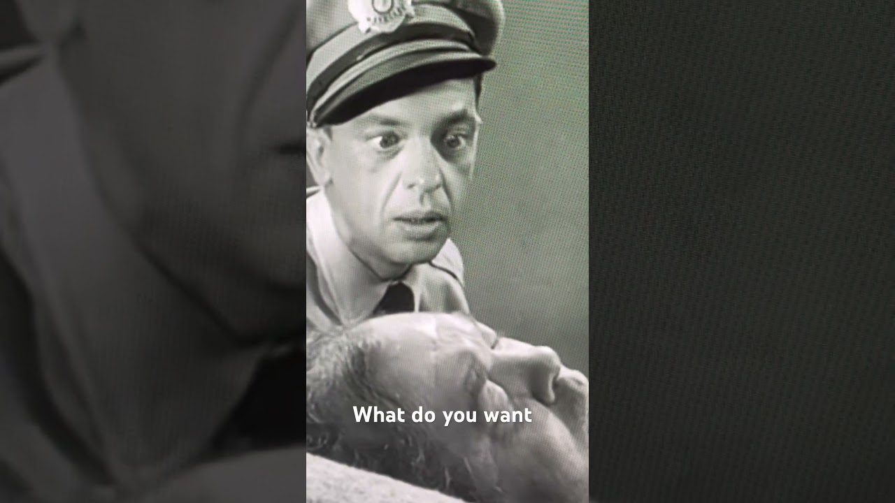 The Andy Griffith Show: Season 2 Episode 12 “Sheriff Barney” Otis is his subject expert