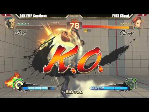SSF4 AE2012 DUX EMP Santhrax vs FNEX KBrad - Big Two #50 Tournament