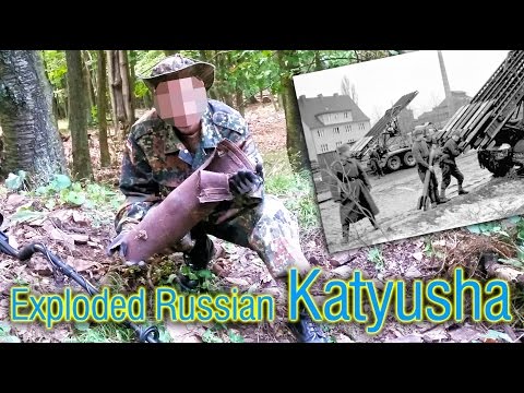 Hidden treasures of World War II - I found Exploded Russian Katyusha Катю́ша Rocket!