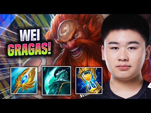 WEI IS SO GOOD WITH GRAGAS TOP! - RNG Wei Plays Gragas Top vs Sejuani! | Season 2022