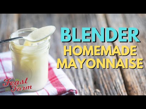 Blender Homemade Mayonnaise