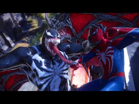 Advanced 2.0 and Upgraded Suits Vs Venom Boss Fight - Marvel's Spider-Man 2