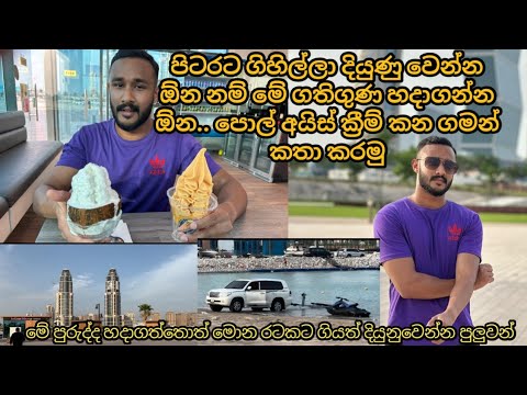 ලංකාවේ මිනිස්සු මාරු කරගන්න ඕන සිතුවිල්ලක්|Coconut Ice Cream | Sri Lanka| Sinhala| MR Fainaz