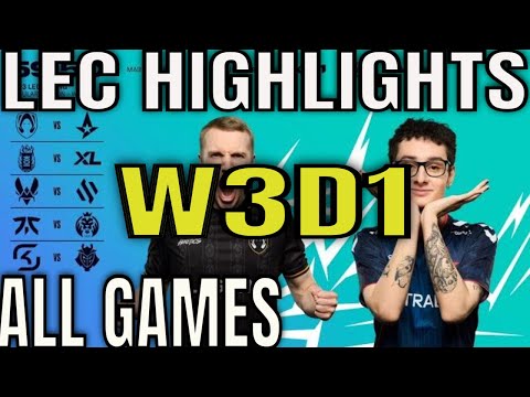LEC Spring 2023 W3D1 Highlights ALL GAMES - TH vs AST, KOI vs XL, VIT vs BDS, FNC vs MAD, G2 vs SK
