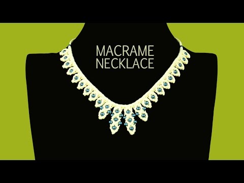 Snaky Macramé Necklace Tutorial