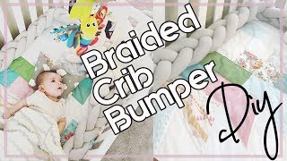 DIY: Braided Baby Crib Bumper