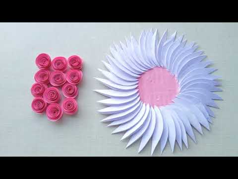Anisha craft #wallhanging#papercraft#flowers#wallhangingideas