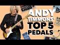 Andy Timmons Picks Out His Top 5 Vintage Pedals of All Time From The JHS Pedals Museum