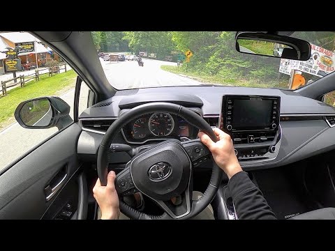 2021 Toyota Corolla Hatchback Nightshade Edition - POV Tail of the Dragon Drive (Binaural Audio)