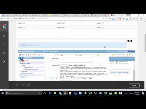 Use MyTokens to Generate HTML Tables with dynamic content coming from SQL Database