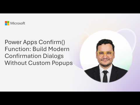 Power Apps Confirm(): No Custom Popups Power Apps Confirm(): No Custom Popups