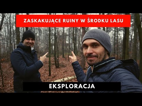 Opuszczone ruiny w srodku lasu. Eksploracja palacu w Kopicach