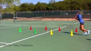 8 Cone Tennis Footwork Drill