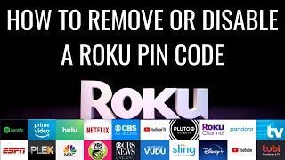How to enable or disable a Roku pin number