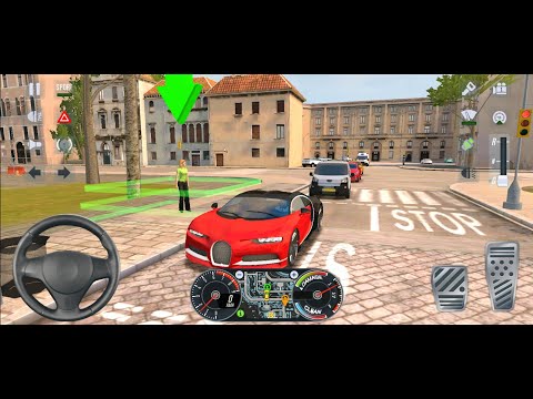 BUGATTI CHIRON CITY CAB DRIVING 🚕 City Car Driving Games - Taxi Sim 2020 Gameplay