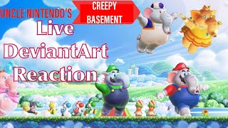 Uncle Nintendo’s Creepy Basement: Live DeviantArt Reaction (Mario Wonder Direct)