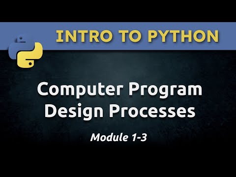 1.3 - The Design Processes in a Computer Program