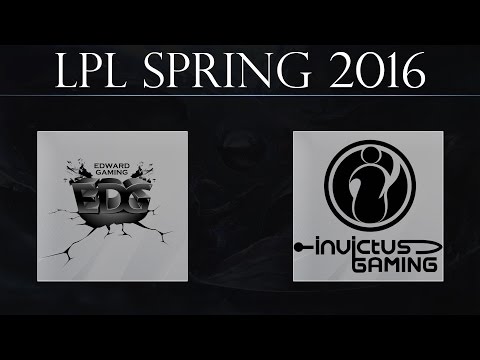 [Highlights] EDG vs iG G1 | EDward Gaming vs Invictus Gaming Game 1 (16.01.2016) | LPL Spring 2016