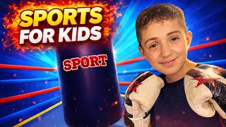 Kids Learn Sports the FUN Way with Oliver and Lucas 🏓 Which Sport Will They LOVE?