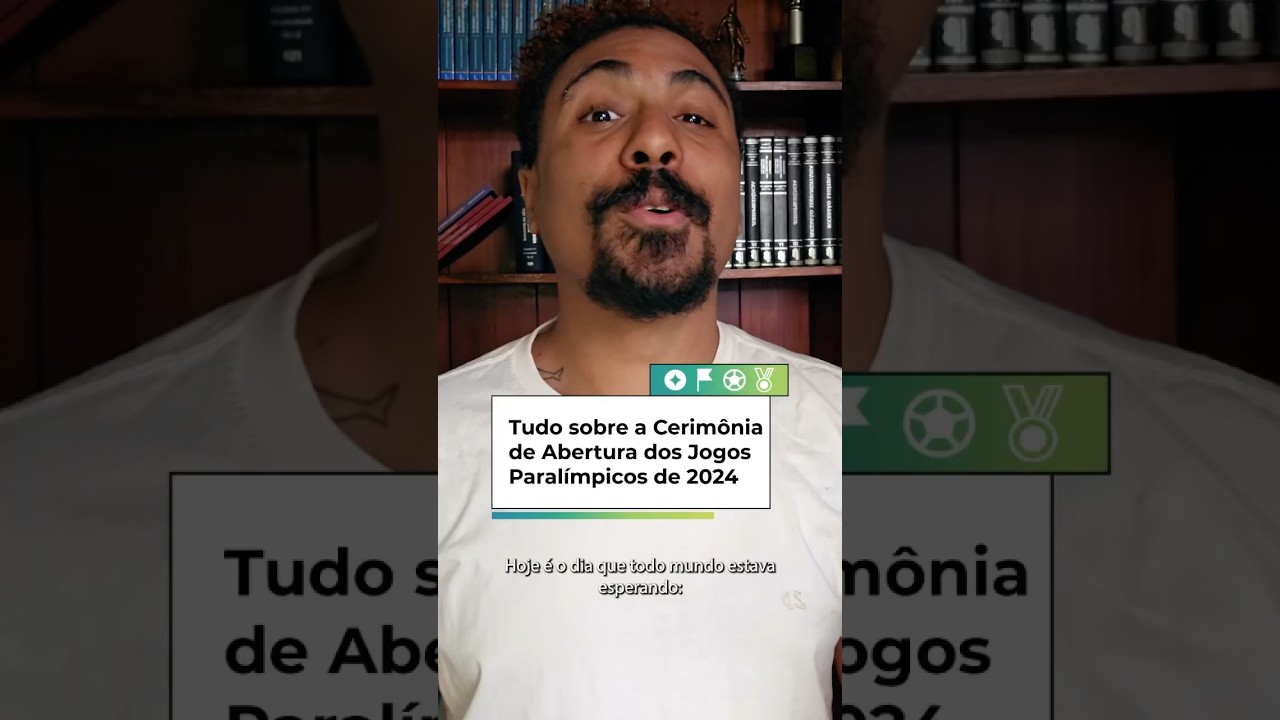 Dá play no vídeo e saiba tudo sobre a Cerimônia de Abertura dos Jogos Paralímpicos de #paris2024 💙✨