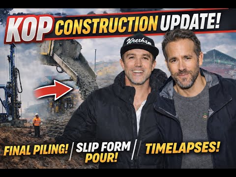 WREXHAM AFC KOP STAND CONSTRUCTION NEWS