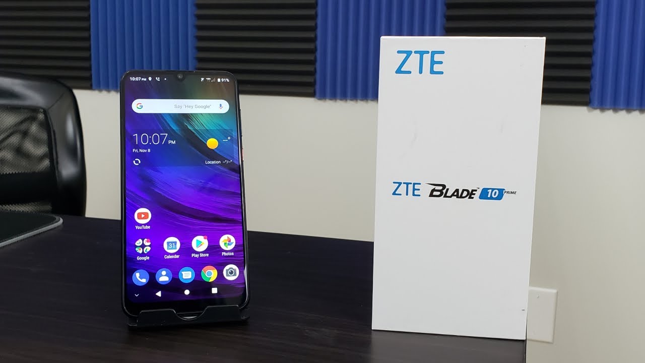 ZTE Blade 10 Prime Unboxing Visible Wireless