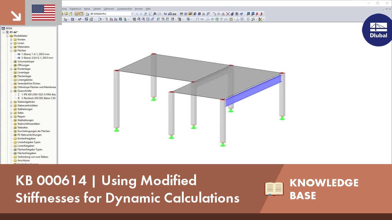 KB 000614 | Using Modified Stiffnesses for Dynamic Calculations