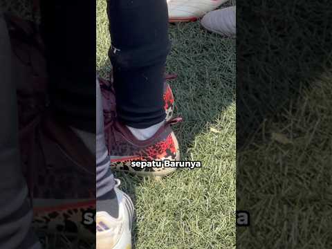 turnamen pertama pake sepatu baru