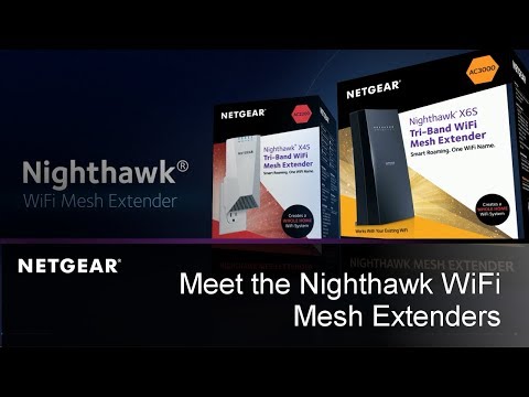 Meet the Nighthawk WiFi Mesh Extenders by NETGEAR