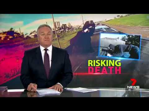 Train Surfers on top of V/Line Train [7News • Sept 24 2019]
